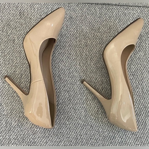 Delicious Tan Pointed Toe Heels with Sleek Stiletto - Picture 10 of 15